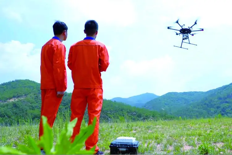 山城无人机倾斜摄影巡检拍摄